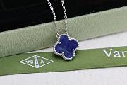 Okify VCA Dark Purple Silver Necklace  - 2