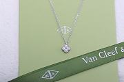 Okify VCA Silver Necklace With Diamond - 4