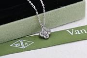 Okify VCA Silver Necklace With Diamond - 2