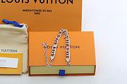Okify Louis Vuitton Silver Bracelet For Men  - 6