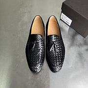 Okify Bottega Veneta Black Loafers For Men EU38-44 - 1