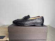 Okify Bottega Veneta Black Loafers For Men EU38-44 - 4