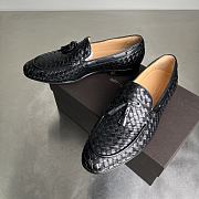Okify Bottega Veneta Black Loafers For Men EU38-44 - 2
