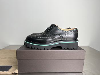 Okify Bottega Veneta Black Loafers For Men 4.5cm EU38-44