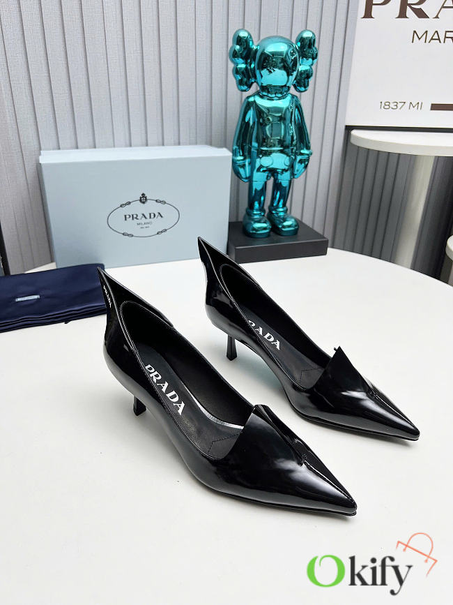 Okify Prada Brushed Leather Pumps Heels EU35-42 - 1