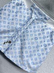 Okify Louis Vuitton Set Of Blue Jacket And Shorts SML  - 2