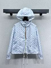 Okify Louis Vuitton Set Of Blue Jacket And Shorts SML  - 6