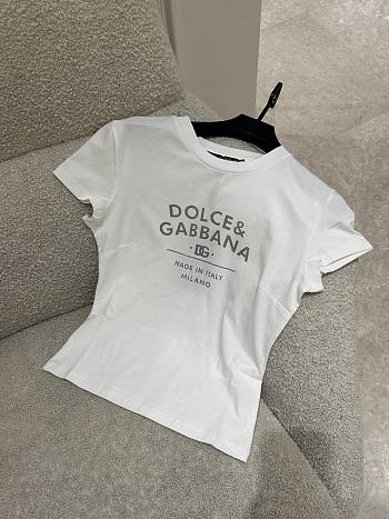 Okify Dolce & Gabbana White T-shirt SML 
