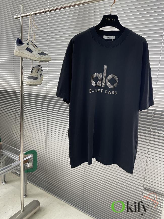 Okify Alo Black E Gift Card T-shirt S-2XL  - 1