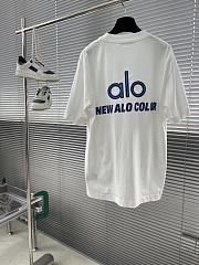 Okify Alo White New Alo Color T-shirt S-2XL  - 5