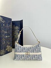 Okify Dior Mini Cigale 30 Montaigne Bag In White 24x6.5x14cm - 1
