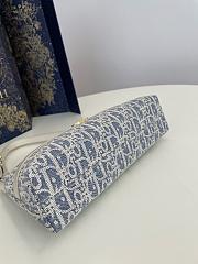 Okify Dior Mini Cigale 30 Montaigne Bag In White 24x6.5x14cm - 4