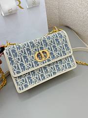 Okify Dior Miss Caro Small Clutch with Chain Bag In White 18x12x5.5cm  - 1