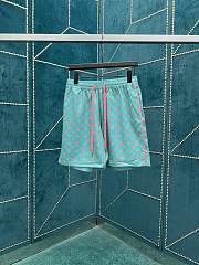 Okify Louis Vuitton Set Of Green Silk Shirt 1AHVUC And Shorts 1AHVQI S-XL  - 4