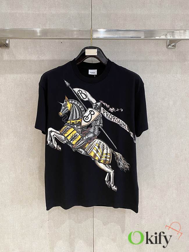 Okify Burberry Black T-shirt M-2XL 23739 - 1