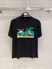 Okify Louis Vuitton Black 1854 Beach T-shirt M-2XL  - 1