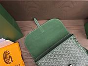 Okify Goyard Coursier Messenger Bag In Green 31x26cm - 3