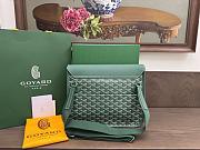 Okify Goyard Coursier Messenger Bag In Green 31x26cm - 5