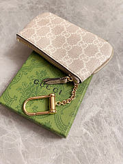 Okify Gucci Ophidia Beige And White Purse 12x7.5x1.5cm - 4