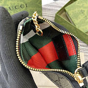 Okify Gucci Emblem Purse In Black 12x7.5cm  - 3
