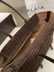 Okify Alaia Neo Mina 32 Bag In Brown 32x19x16cm - 4