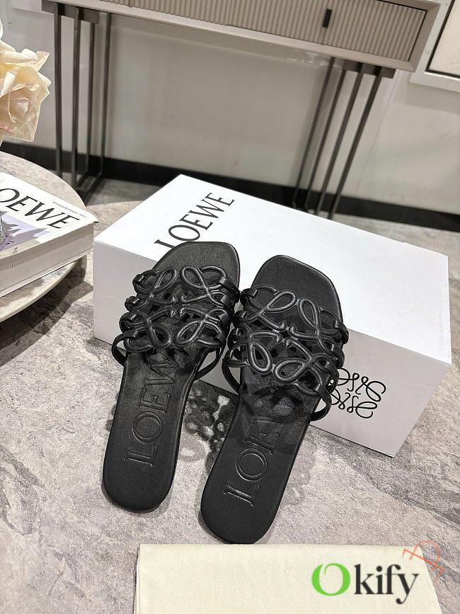 Okify Loewe Black Slides EU35-40 - 1