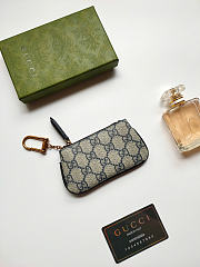 Okify Gucci Navy Blue Purse 12.5x7x1.5cm - 1
