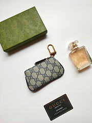 Okify Gucci Navy Blue Purse 12.5x7x1.5cm - 4