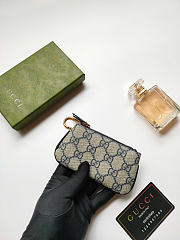 Okify Gucci Navy Blue Purse 12.5x7x1.5cm - 2