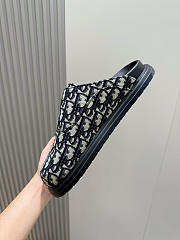 Okify Dior Aqua Mule Slippers For Men In Beige And Black EU38-45  - 2