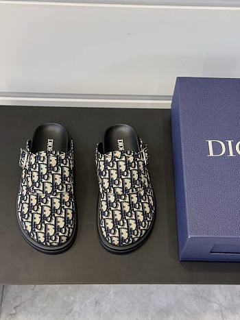 Okify Dior Aqua Mule Slippers For Men In Beige And Black EU38-45 