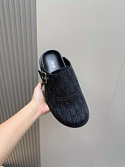 Okify Dior Aqua Mule Slippers For Men In Black EU38-45  - 4