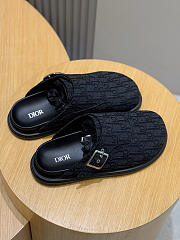 Okify Dior Aqua Mule Slippers For Men In Black EU38-45  - 2