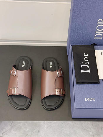 Okify Dior Brown Slides For Men EU38-45