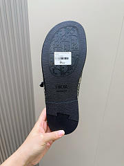 Okify Dior Beige And Dark Blue Slides For Men EU38-45 - 4