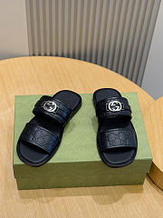 Okify Gucci Black Sandals For Men EU38-45  - 1