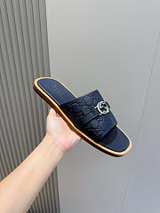 Okify Gucci Lido Black Slides With Nude Soles For Men EU38-45  - 5