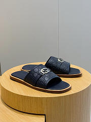 Okify Gucci Lido Black Slides With Nude Soles For Men EU38-45  - 2