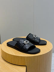 Okify Gucci Lido Black Slides For Men EU38-45  - 3