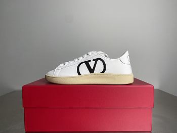 Okify Valentino Royco Sneakers In White And Black 3cm EU35-45