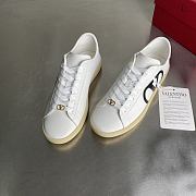 Okify Valentino Royco Sneakers In White And Black 3cm EU35-45 - 5