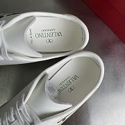 Okify Valentino Royco Sneakers In White And Black 3cm EU35-45 - 2