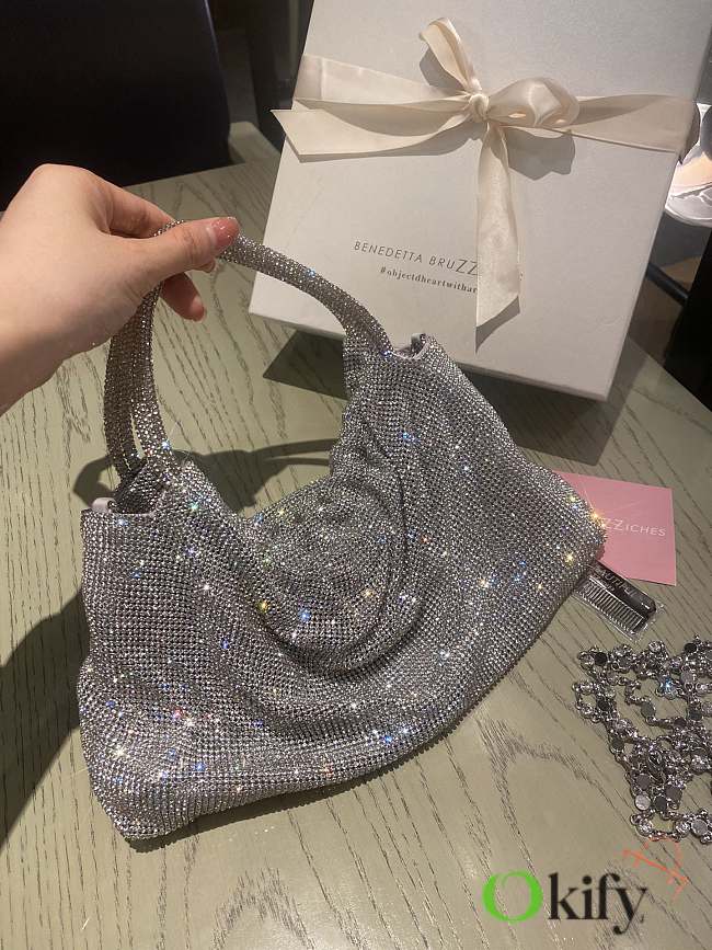 Okify Benedetta Bruzziches Crystal Bag 27x5x14cm - 1