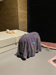 Okify Benedetta Bruzziches Crystal Clutch Bag In Purple 16x12x5cm  - 3