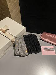 Okify Benedetta Bruzziches Crystal Clutch Bag In Black And White 16x12x5cm  - 1