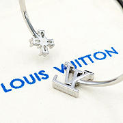 Okify Louis Vuitton Iconic Flower Bracelet In Silver - 6