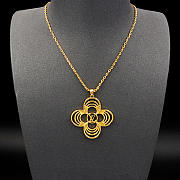Okify Louis Vuitton Breeze Gold Necklace - 1