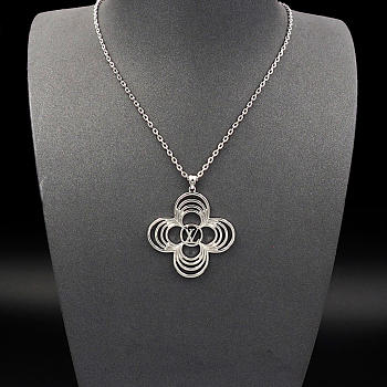 Okify Louis Vuitton Breeze Silver Necklace
