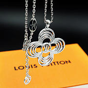 Okify Louis Vuitton Breeze Silver Necklace - 5