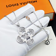 Okify Louis Vuitton Breeze Silver Necklace - 4